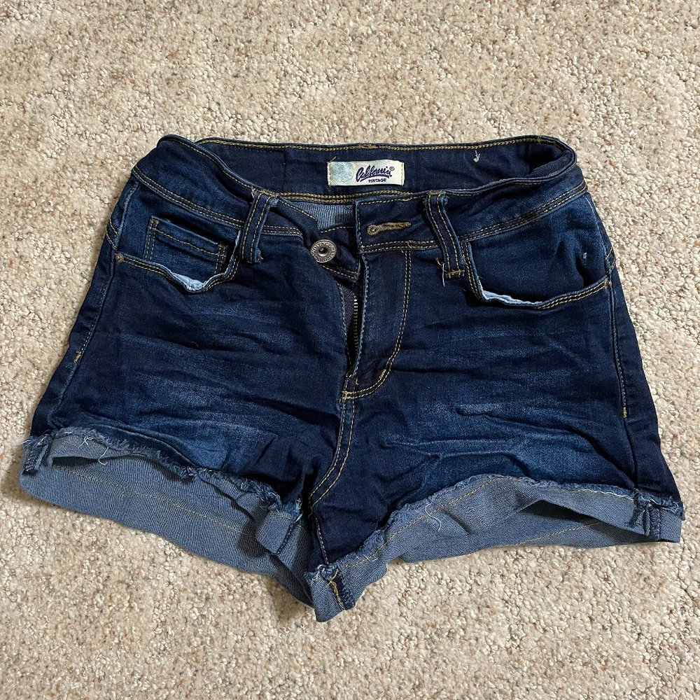 denim shorts